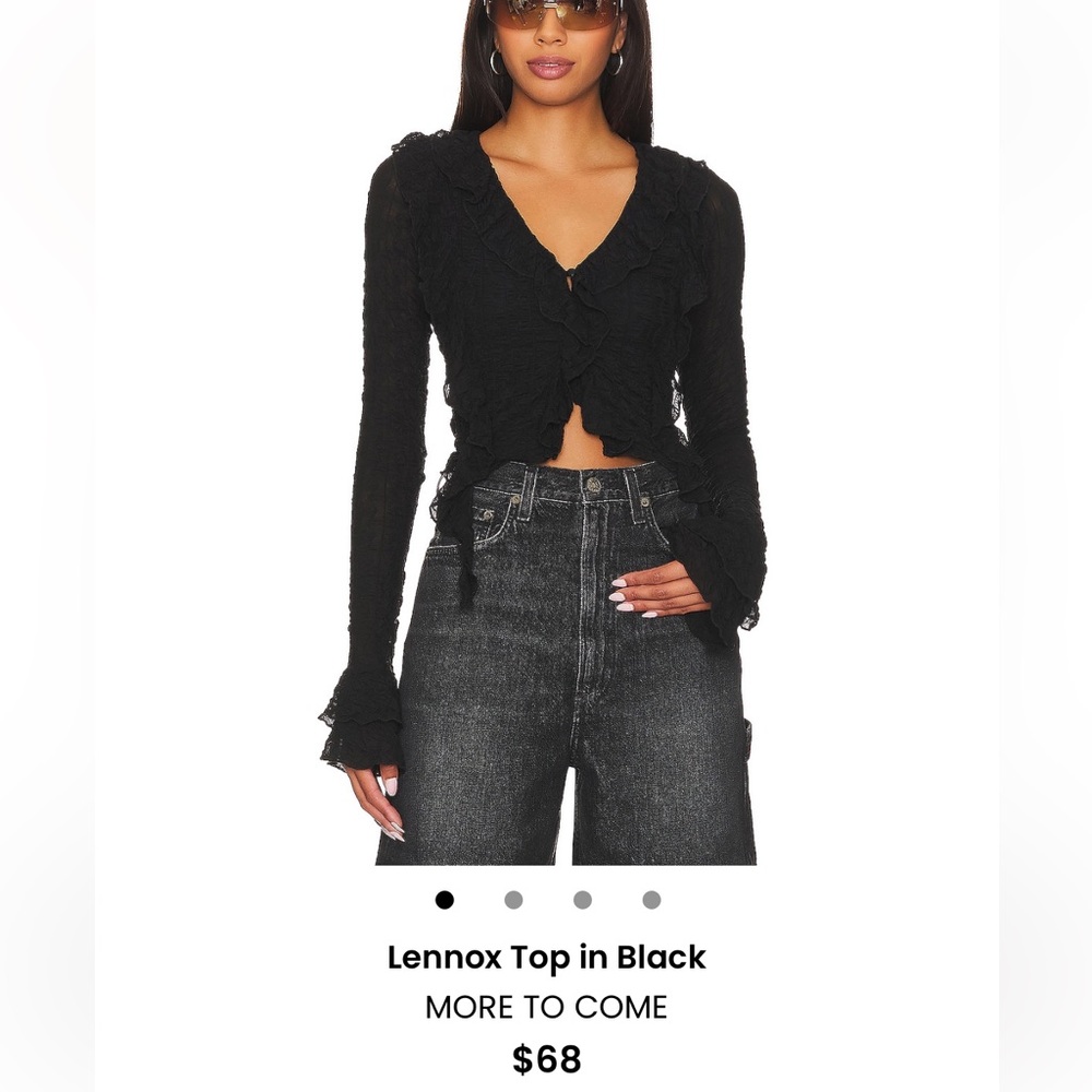 Lennox Elegant Black Blouse
